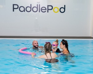 Emelia-Paige Williams and Geoff Mull swim to raise vital funds for bereaved siblings