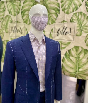 Meiko Tailor Bespoke Suit and Reusable Mask