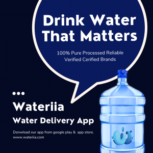 Wateriia Water Delivery App launches in Bengaluru!
