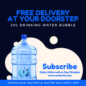 Wateriia Water Delivery App launches in Bengaluru!