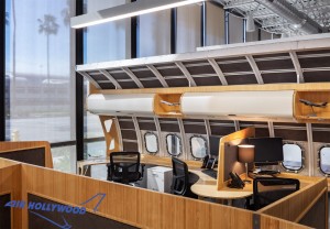 AVGEEK OFFICE in Irvine, California designed by Air Hollywood 