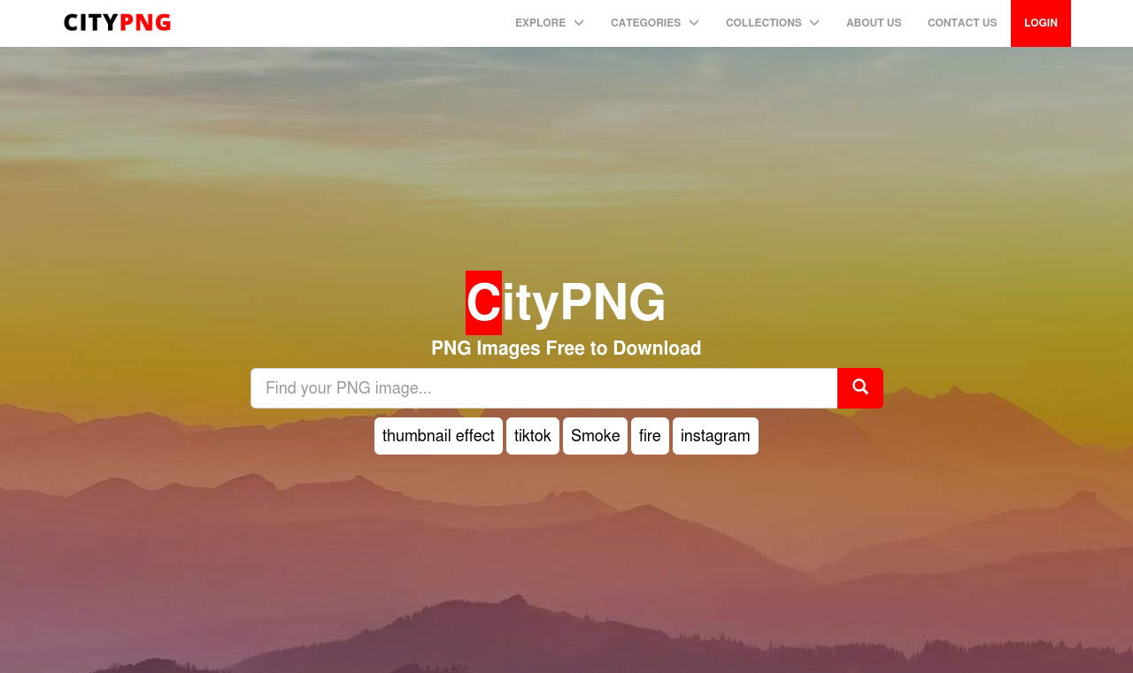 Citypng Home Page