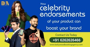 Celebrity For Endorsment Bollywood Booking Agency
