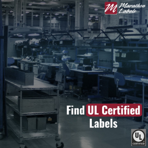 UL certified Labels