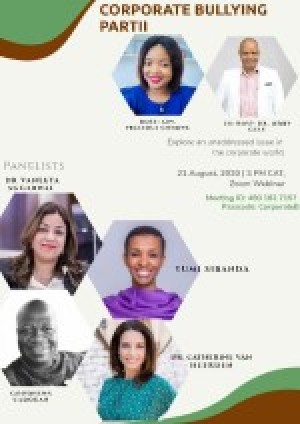 International Live session on Corporate Bullying by professionals from African & Indian Continents
