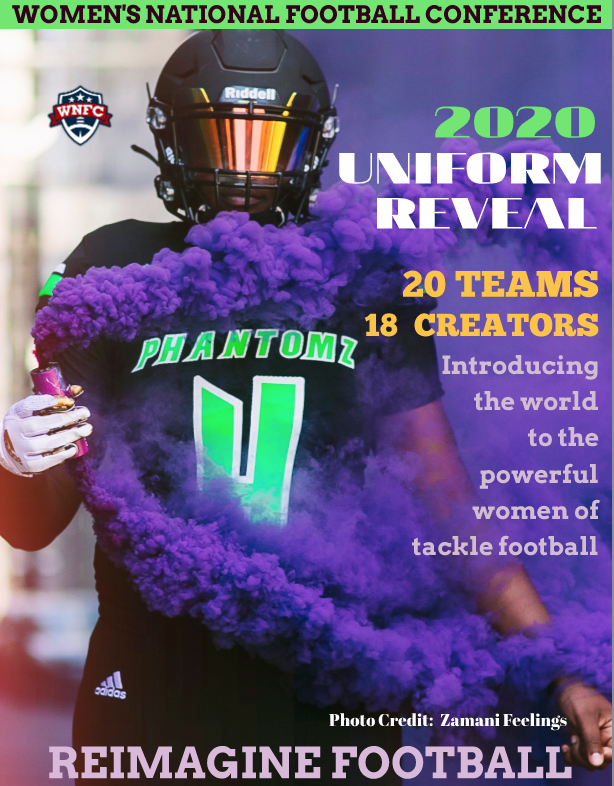 In partnership with Adidas and Riddell, Women's National Football  Conference unveil 2020 uniforms