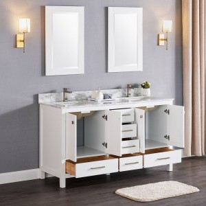 Constantia 60 Inch Double Vanity Model Color Matte White