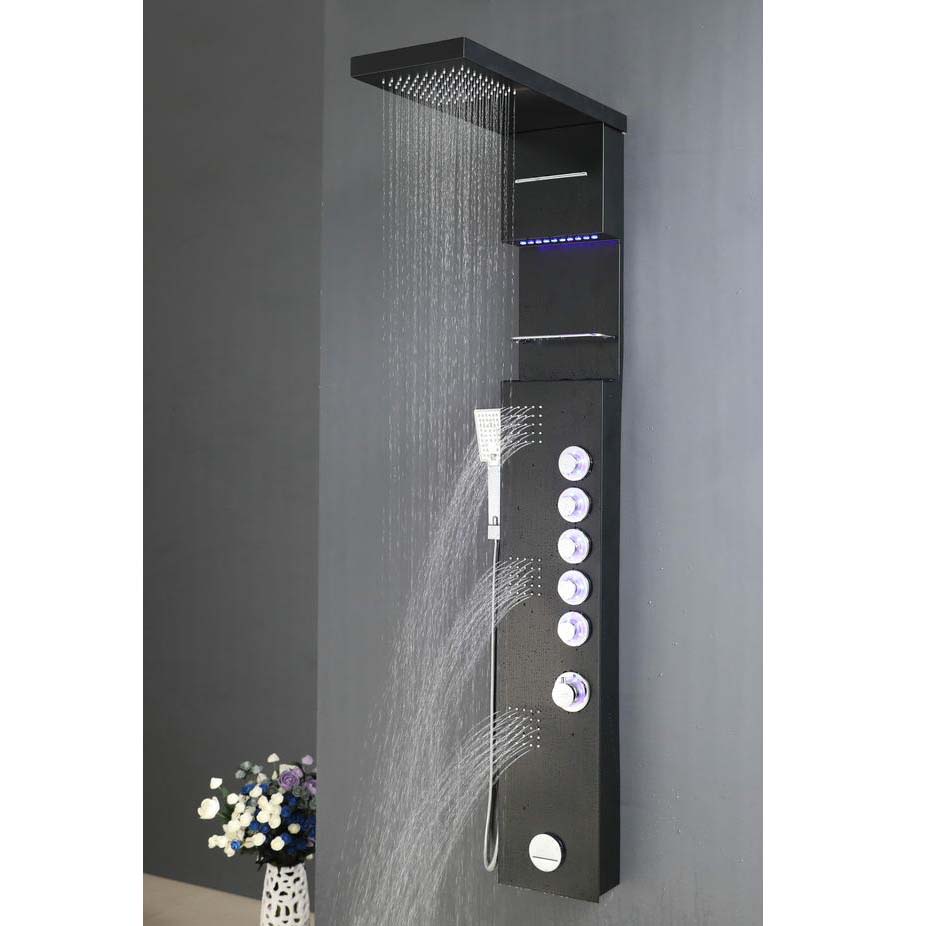 APOLLO Shower Panel MARBELLA ASP 3557 BL