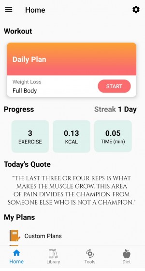 Homepage of Hastar Fitness