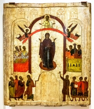 Antique Russian Orthodox icon