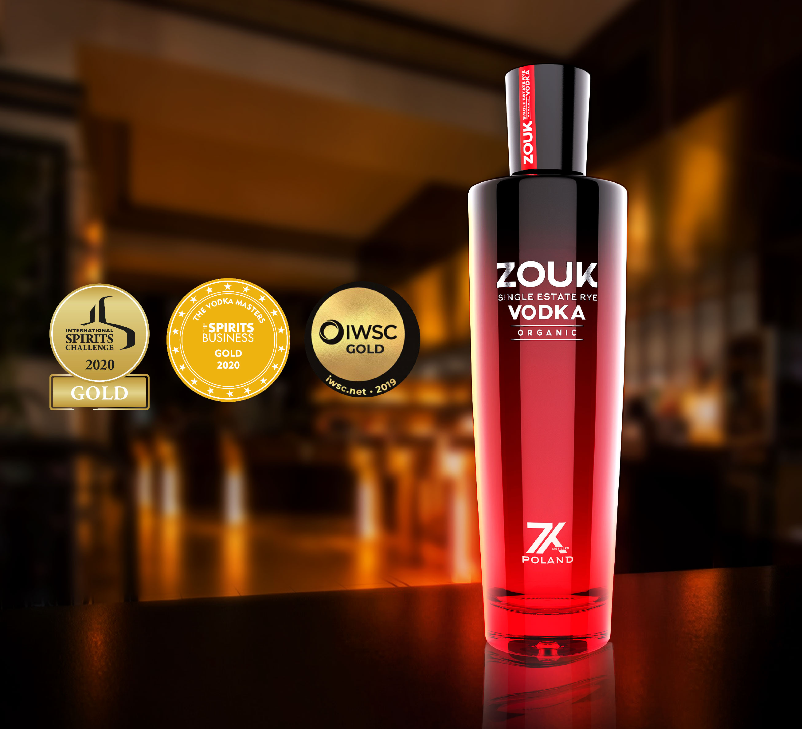 ZOUK Organic Single Estate Vodka ZOUK Organic Single Estate Vodka