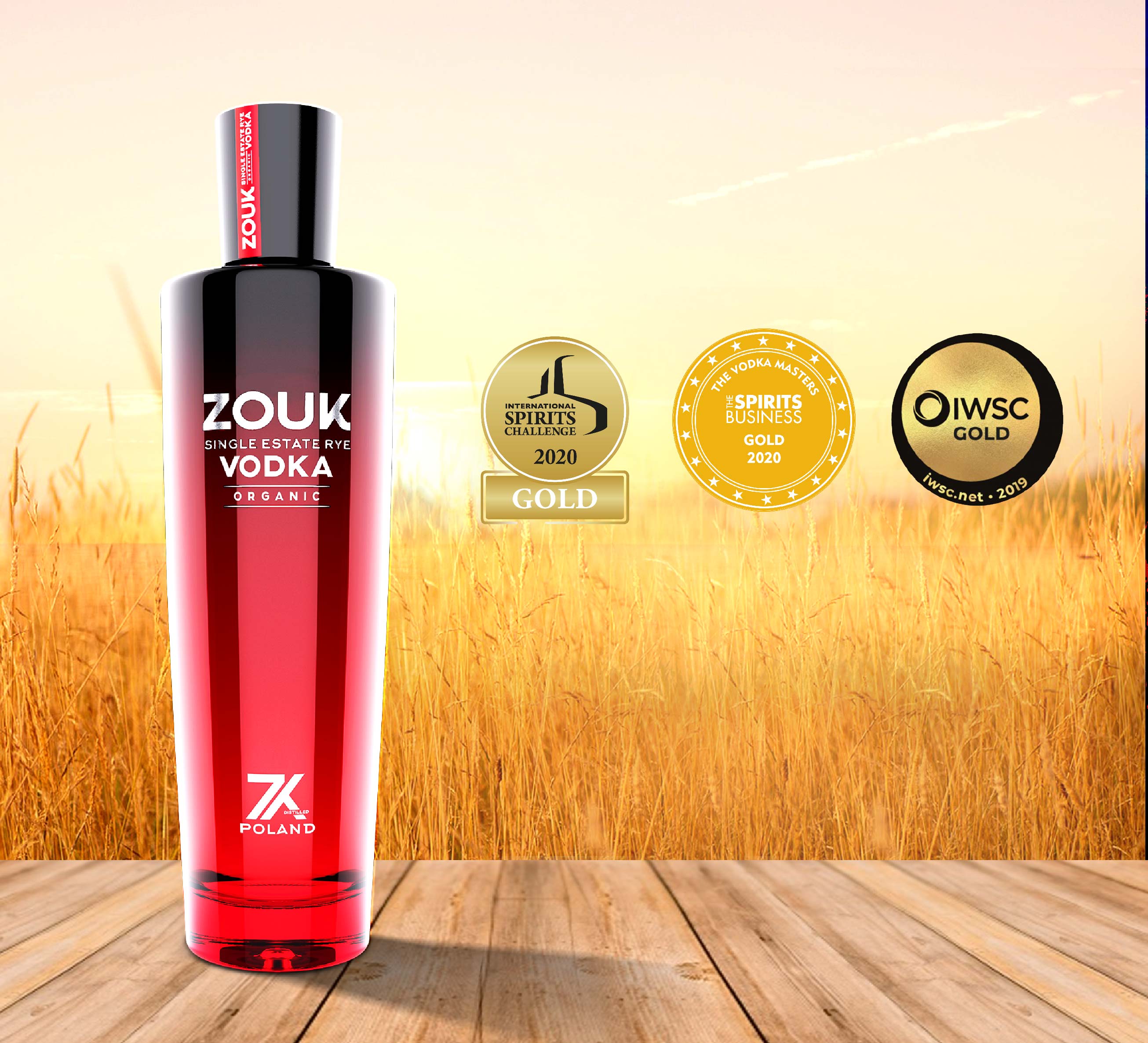 ZOUK Organic Single Estate Vodka ZOUK Organic Single Estate Vodka