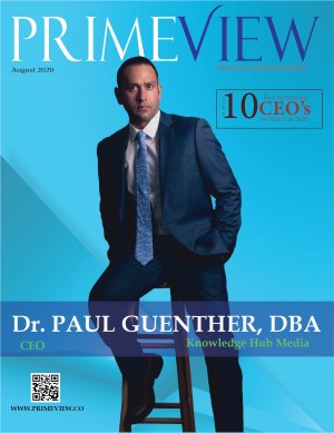 CEO Paul Guenther, August 2020 PrimeView Magazine Cover