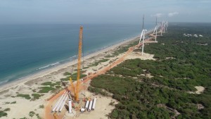 Windfarm site in Sri Lanka 