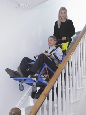 Evac Chair® Evacuation Chair in operation (Evac Chair® 800)