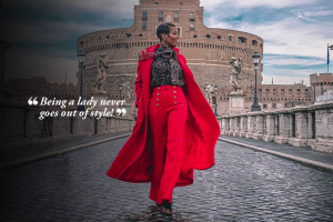Tania Richardson in Italy