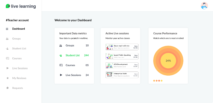 Teacher Dashboard