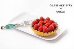 Handcrafted Beaded Appetizer Fork