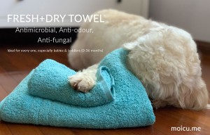 Towel is protected by Silver ions