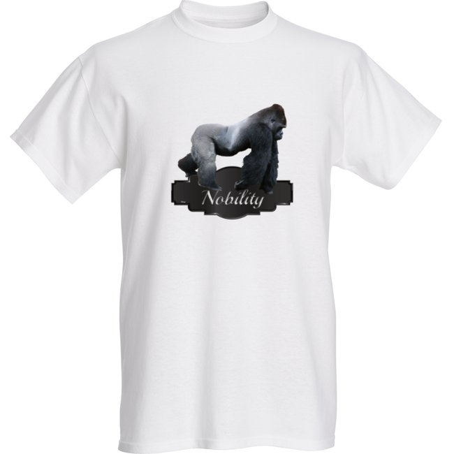 Gorilla Xtasy nobility t shirt Gorilla Xtasy nobility t shirt