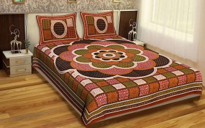 Ajrak Print Bedsheet