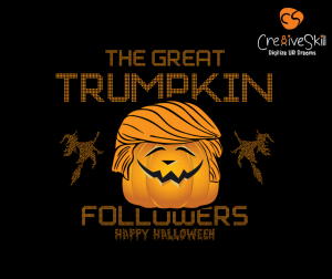 THE GREAT TRUMPKIN - HALLOWEEN VECTOR DESIGN
