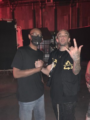 Monica Pinto’s assistant Al Cosby with ikabodVEINS