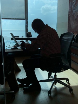  At the headquarter in Miami