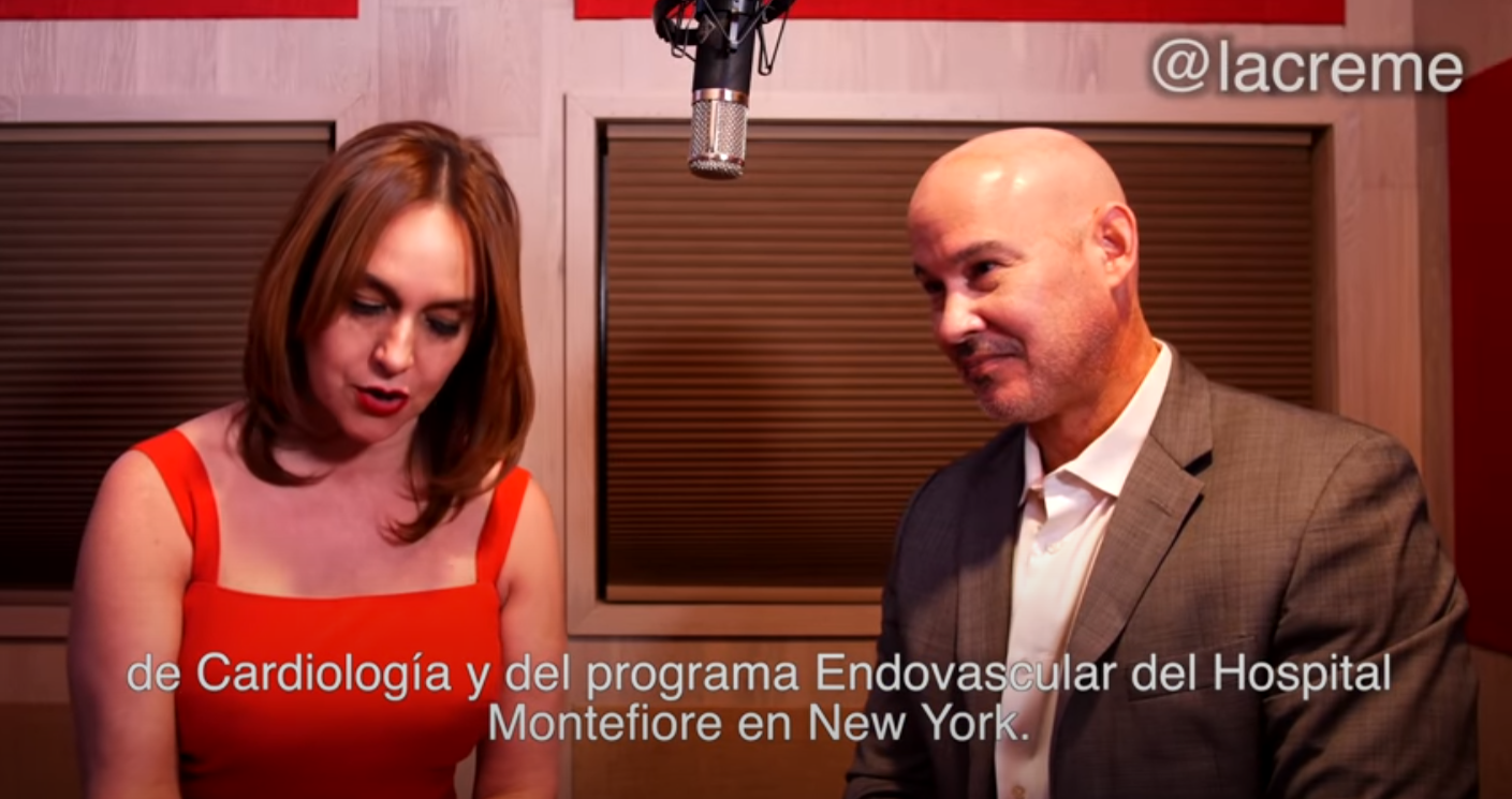 Patricia Pinto with Dr Jose Wiley at La Creme Angels Inc video Patricia Pinto with Dr Jose Wiley at La Creme Angels Inc video