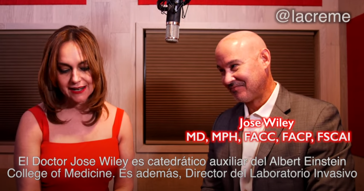Patricia Pinto with Dr Jose Wiley at La Creme Angels Inc video Patricia Pinto with Dr Jose Wiley at La Creme Angels Inc video