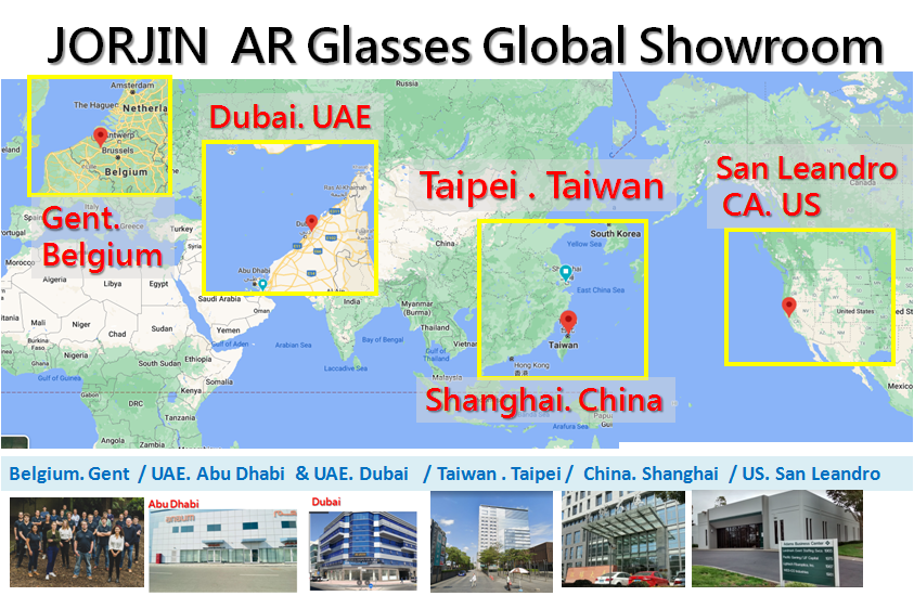 JORJIN AR Glasses JReality Global Showroom