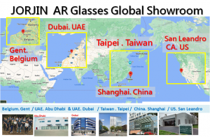 JORJIN AR Glasses, J-Reality, Global Showroom