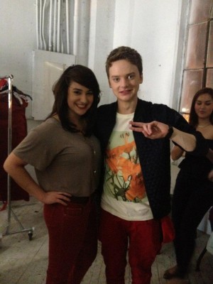 Monica Pinto of Hymosis Visuals with Conor Maynard
