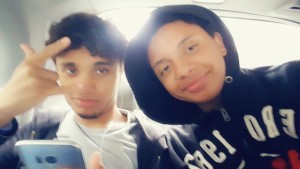 Mendez / Feliciano riding together on a vacation trip