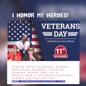 Best-Selling Author Gibson Sylvestre Honors 100 Year Old WWII Veteran & Tuskegee Airman With Acts of Service 