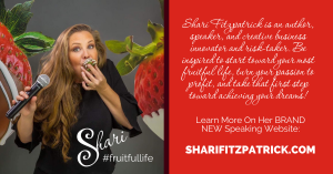 Professional Speaker Shari Fitzpatrick takes the stage to inspire audiences 
