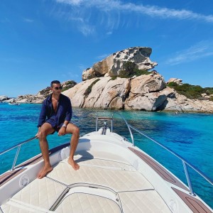 Riccardo de Bernardinis enjoying vacation in Sardinia