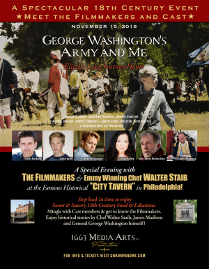 12X Emmy© Award Winner Chef Walter Staib of A Taste of History© joins Historical Drama