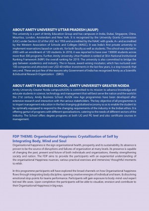 AMITY UNIVERSITY ACITE FDP Brochure 7 11 DEC2020 page 002