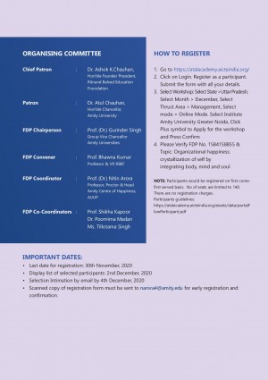 AMITY UNIVERSITY ACITE FDP Brochure 7 11 DEC2020 page 004