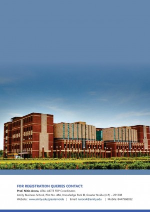 AMITY UNIVERSITY ACITE FDP Brochure 7 11 DEC2020 page 007