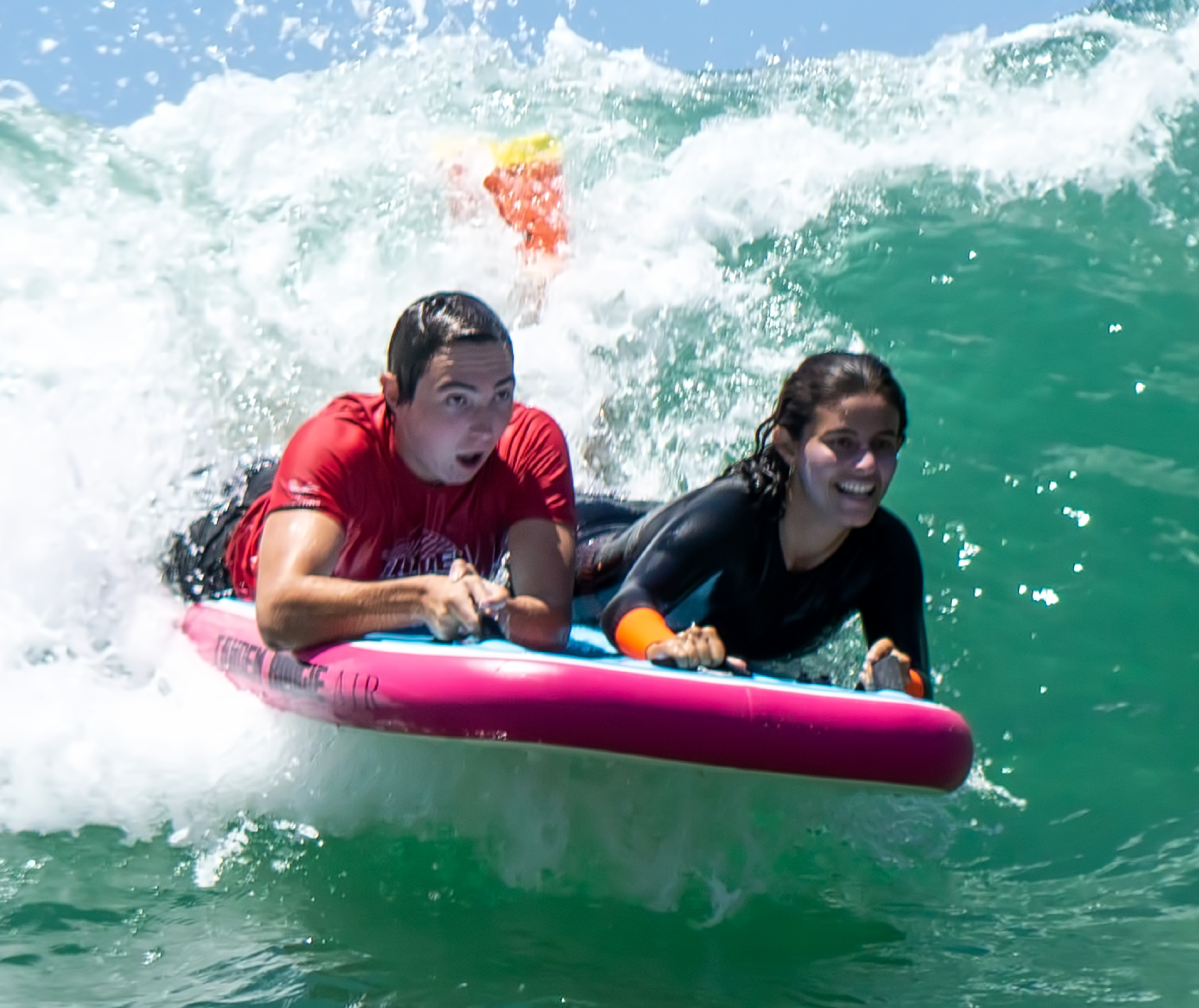 Tandm Surf Bodyboard Boy and Girl Surf