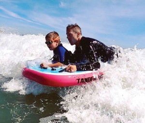 Tandm Surf Bodyboard Dad and Son Surf