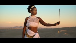 Actress Kelsey Scott in her award winning role of Hatshepsut