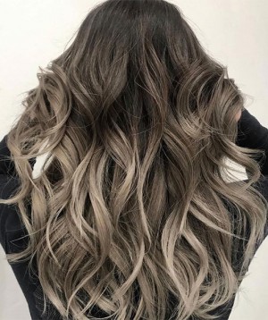 brown hair balayage