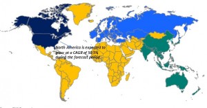 Global AI Market Revenue, by Region, 2017