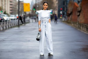 Camila Coelho Balmain Paris Fashion Week