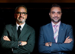 Left to right Andre Beauchesne Chairman CEO Alt5 Khurram Shroff Chairman IBC Group