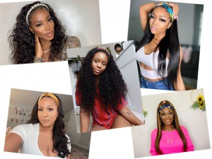 various style headband wigs
