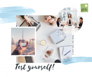 Blue Brushstroke Moms Influencer Asymmetry Facebook Post Set